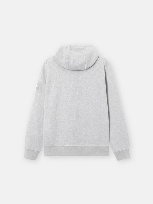 6100060 Organic Mélange Cotton Fleece Hoodie