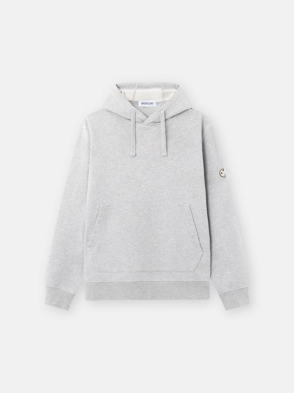6100060 Organic Mélange Cotton Fleece Hoodie